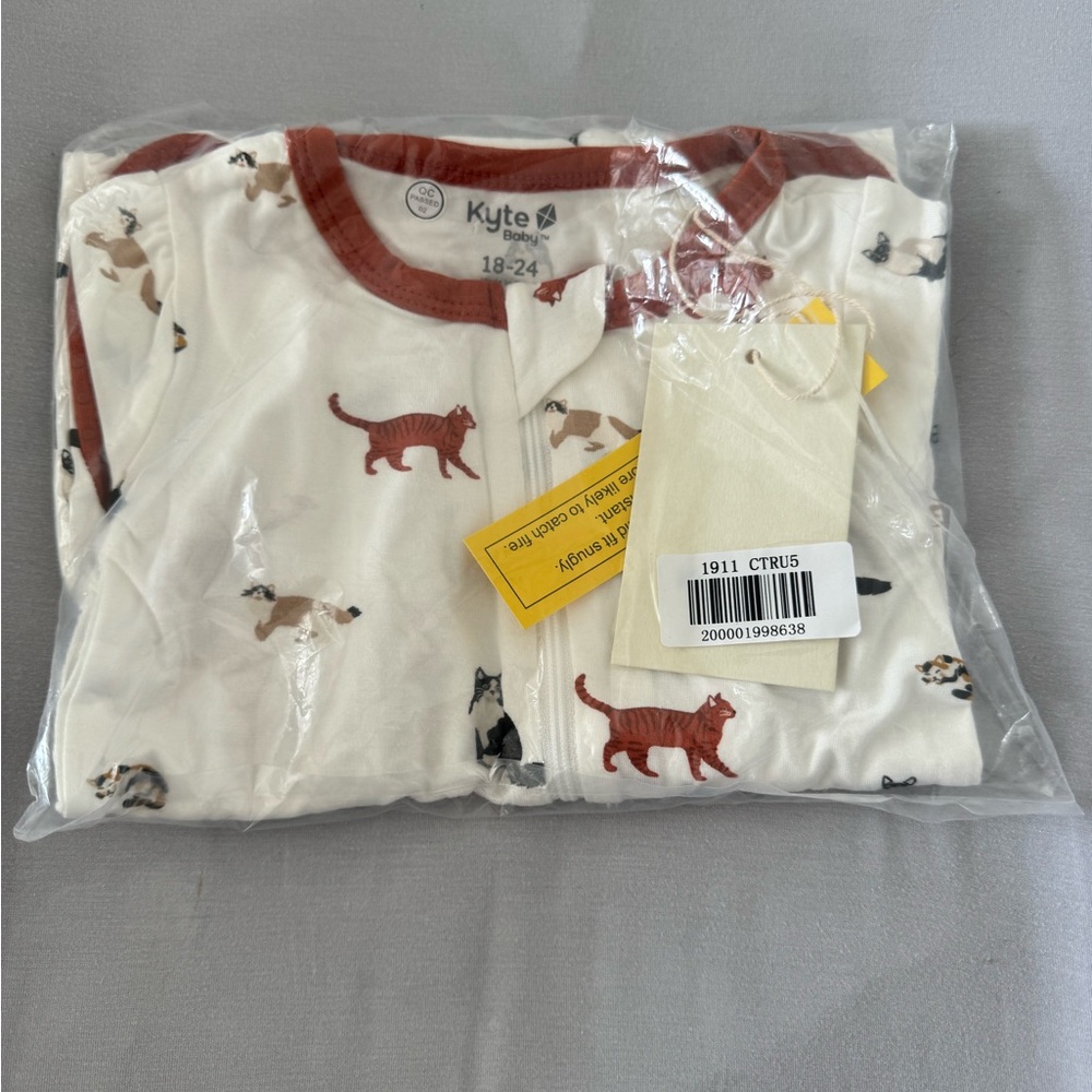 Kyte Baby Cats Footie